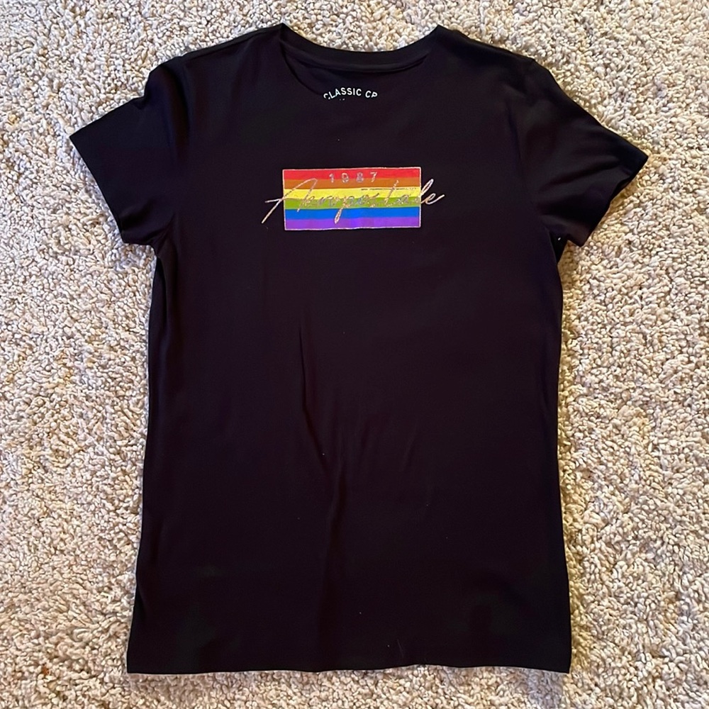 Aeropostale Rainbow Pride Logo Shirt